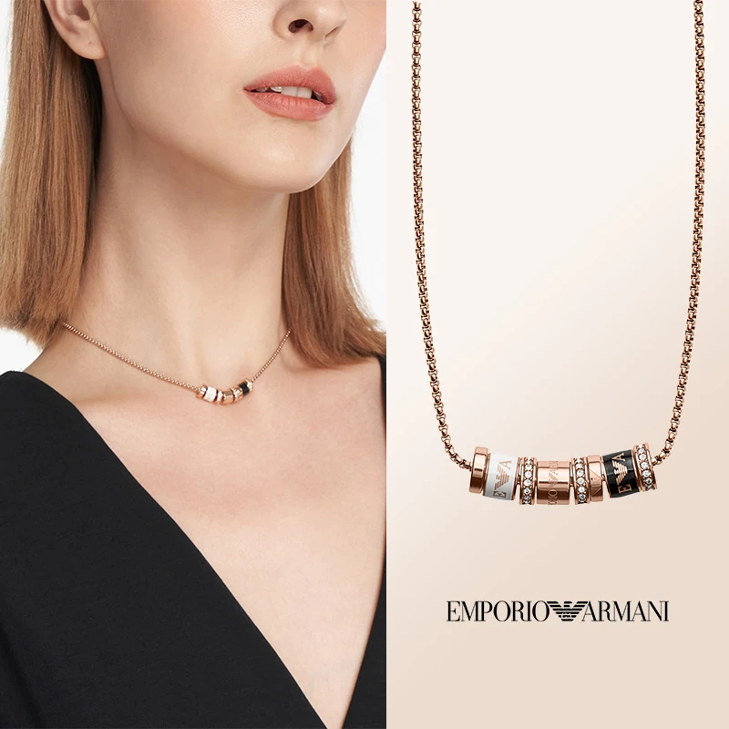 Emporio Armani/安普里奥·阿玛尼 不锈钢项链 转运珠EGS2424221