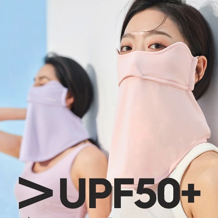 冰丝防晒防风面罩女春夏防紫外线全脸遮阳护颈一体脸罩防护口罩