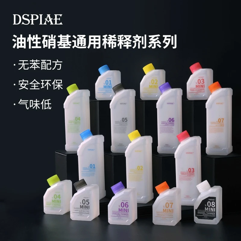 迪斯派 T-01~08 模型漆稀释剂洗笔液 脱漆液 珐琅漆稀释剂 CT04