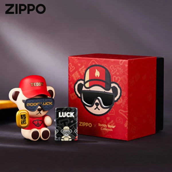 ZIPPO官方旗舰正品店之宝打火机泰迪熊联名创意手办送男友防风