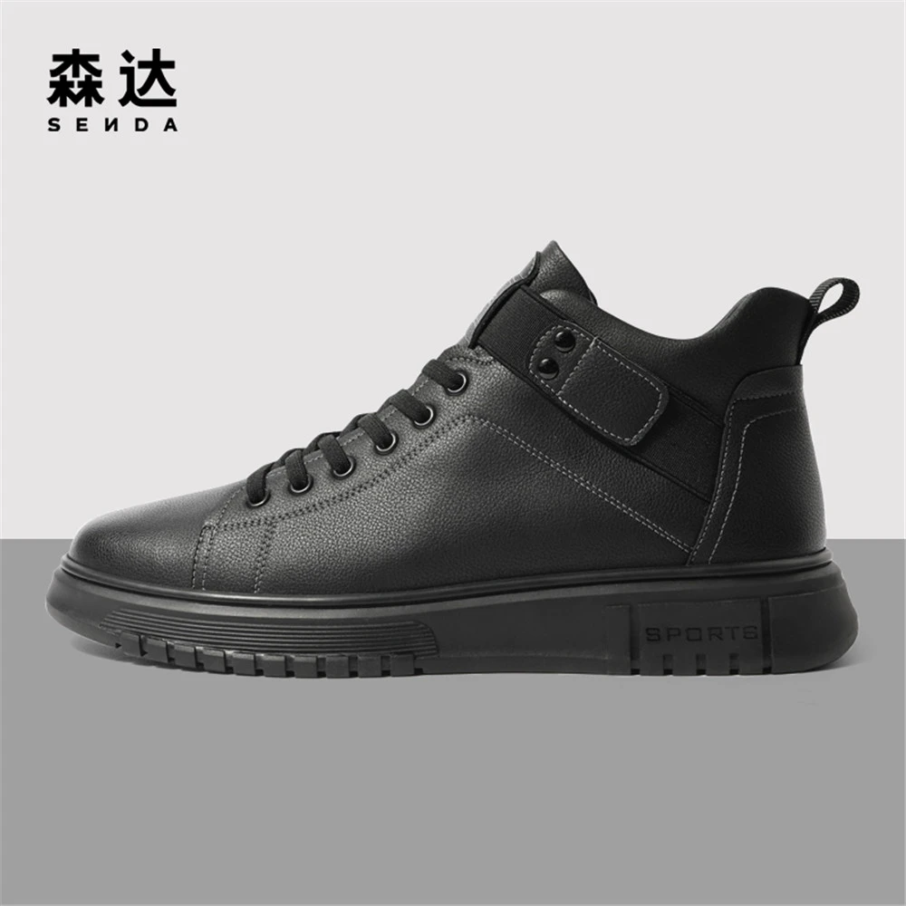 森达男士秋季经典户外简约舒适平底潮流英伦百搭休闲鞋TJZ24CM2