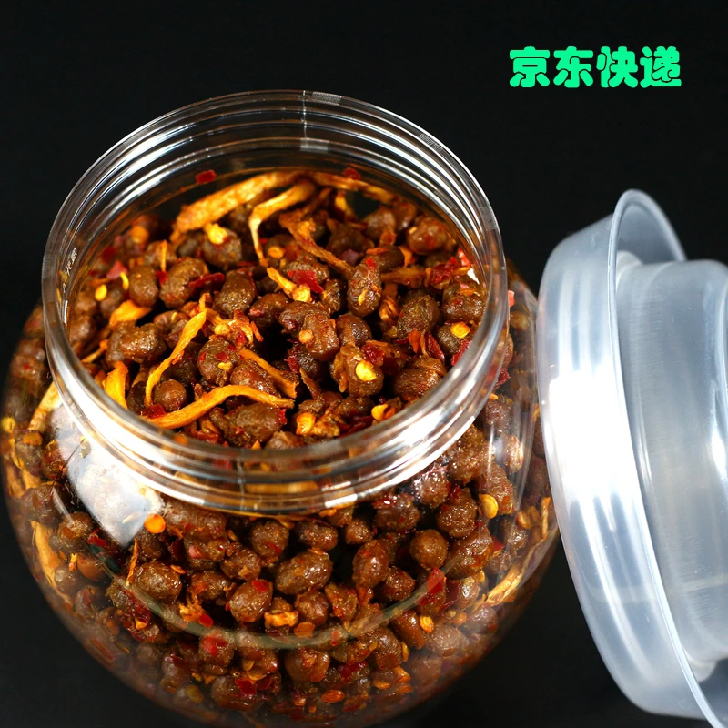 湖南陈妈妈香辣豆豉姜丝辣油豆豉4种辣度650g瓶装