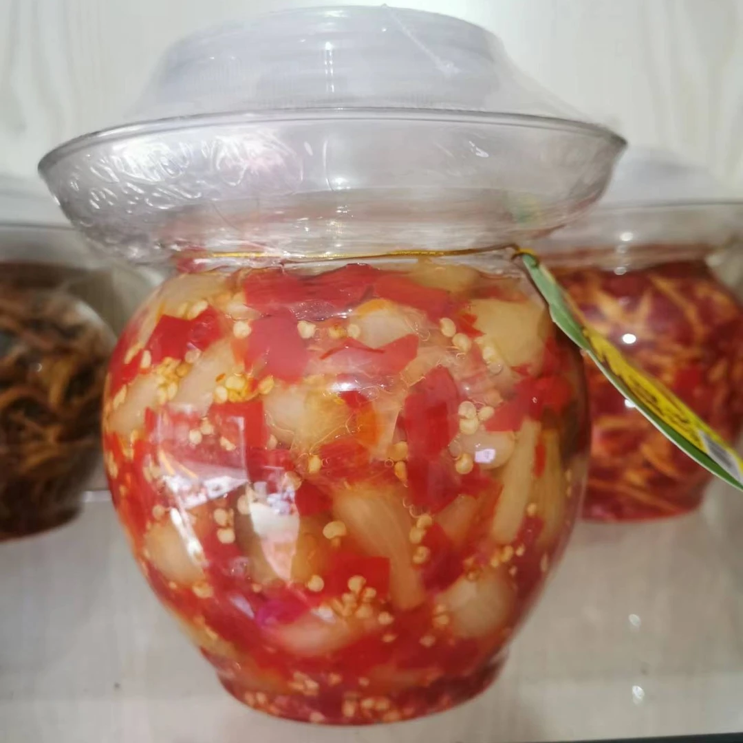 湖南新化特产白溪坛子菜酸辣脆藠头1000克/瓶下饭菜农产品