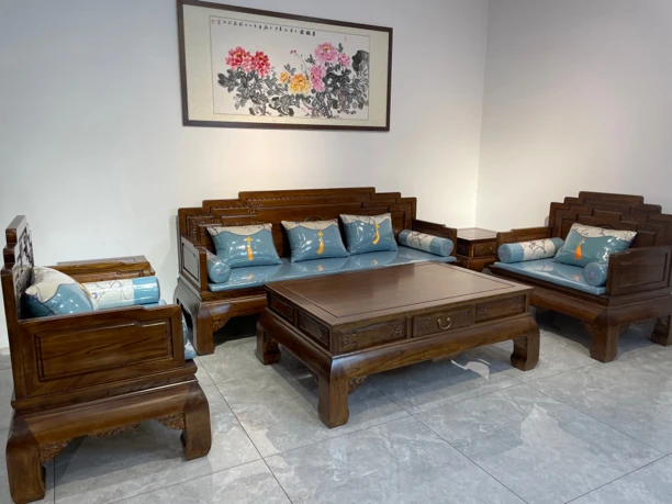 沙发六件套 全榆木隼卯结构