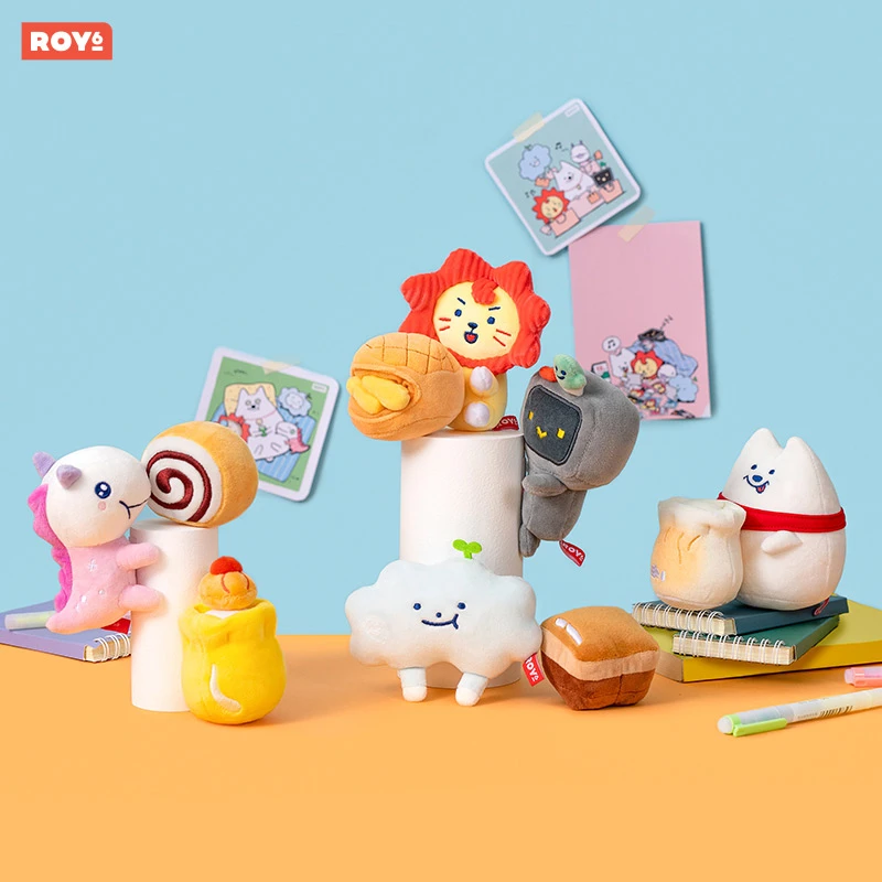 ROY6城市系列 莱阳磁铁玩偶 萌趣毛绒公仔玩偶冰箱贴LINE FRIENDS