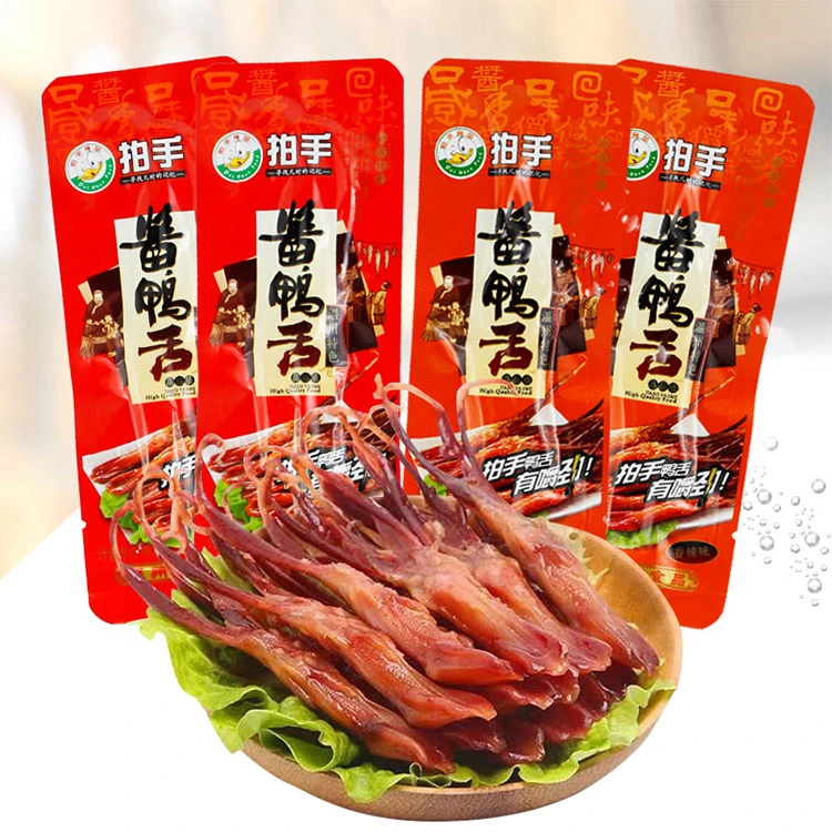拍手鸭舌温州特产即食酱鸭舌头称重500克香辣味酱香味酱鸭舌常温