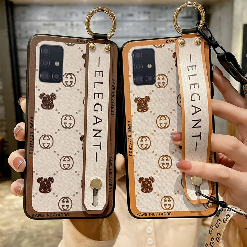适用于三星Galaxy A51 5g手机壳防摔暴力熊保护套全包软挂绳