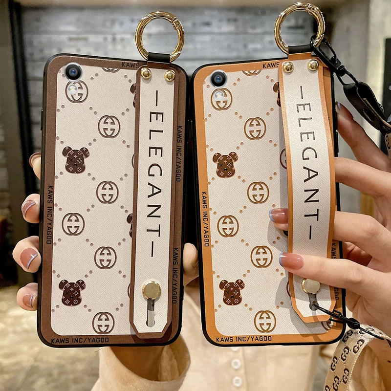 OPPO R9手机壳网红潮牌r9t保护套r9m软防摔r9tm斜挎腕带男女款