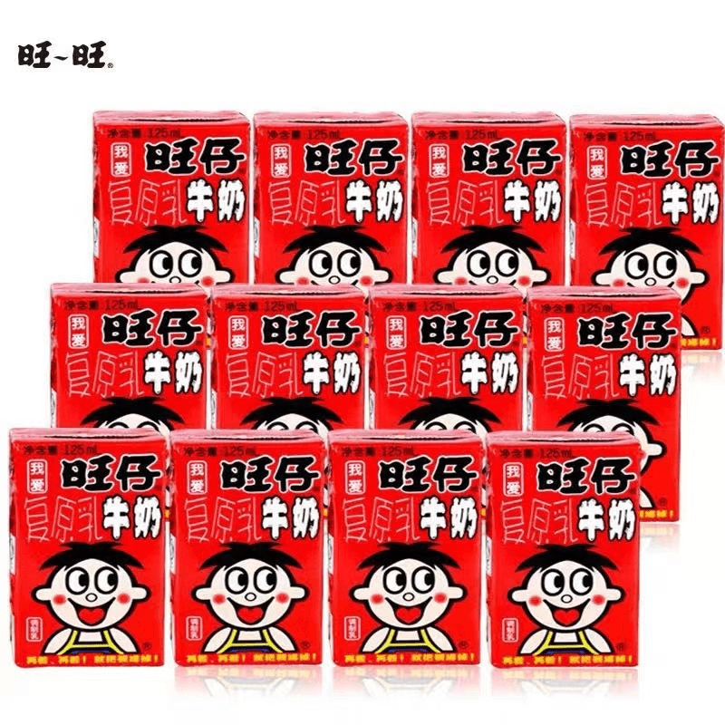 WANT-WANT/旺旺旺仔（125毫升*16盒）复原乳儿童早餐网红牛奶