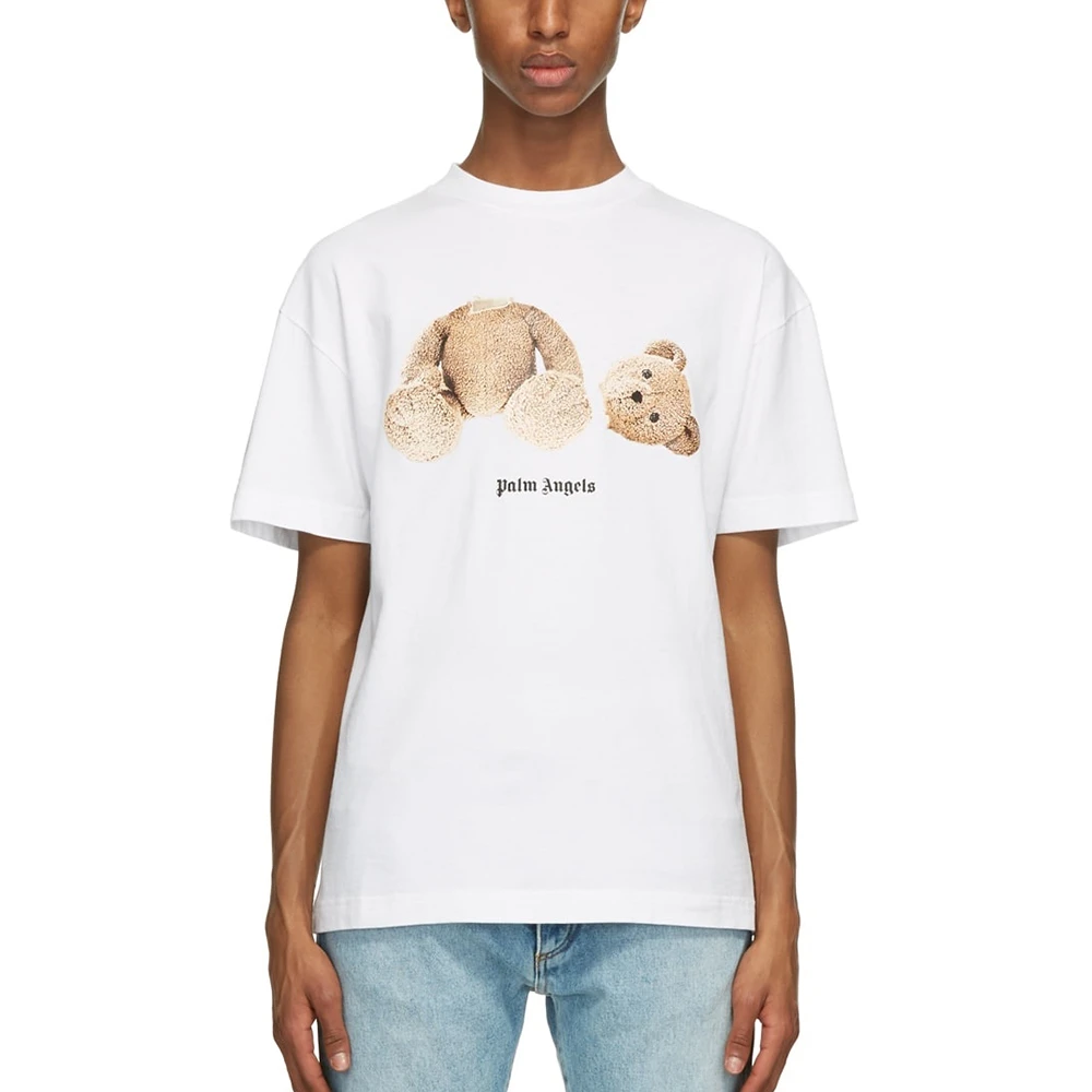 PA 潮牌 男女同款熊印花时尚短袖T恤PMAA001-F21JER023