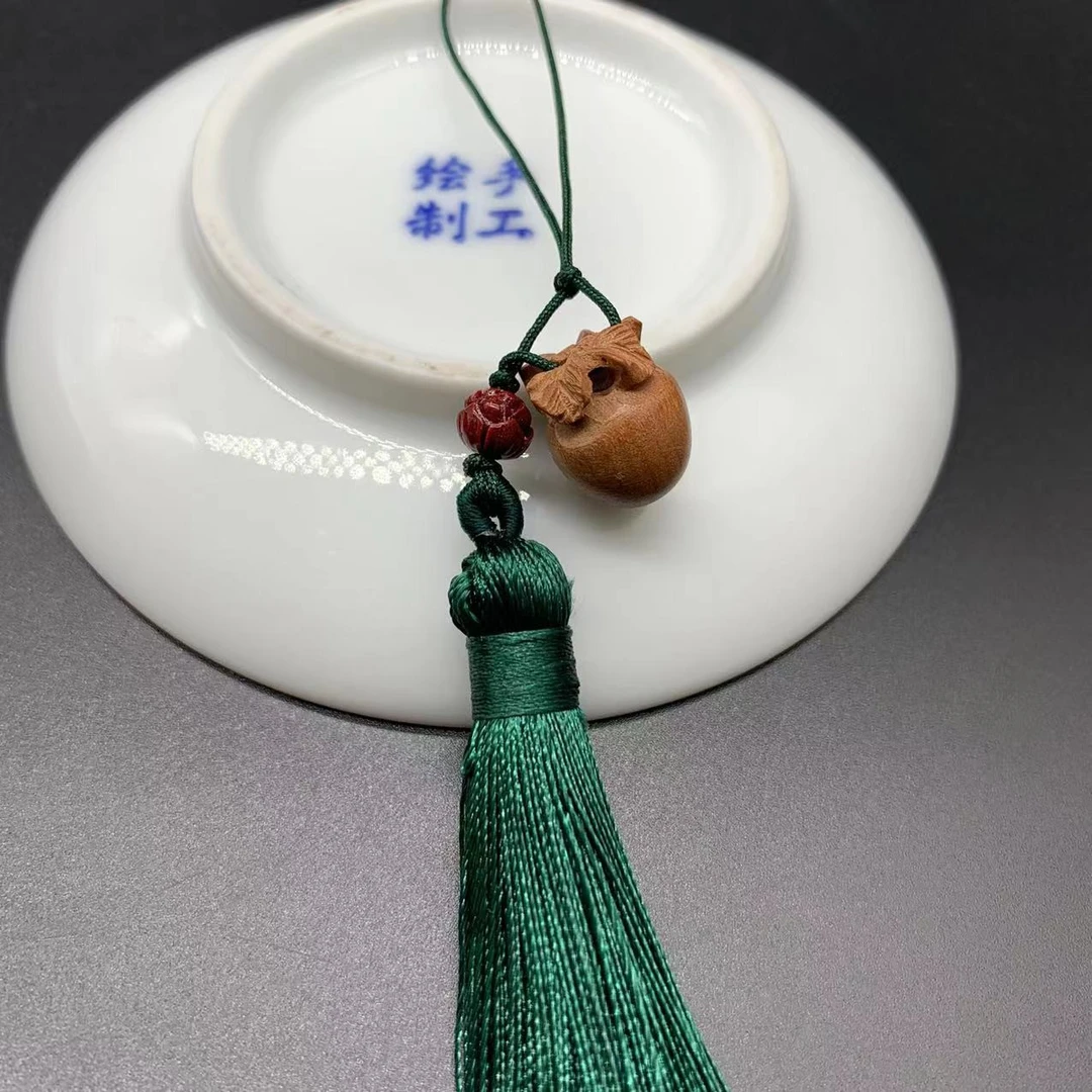 桃木  小苹果 流苏挂链（不参与赠送活动）