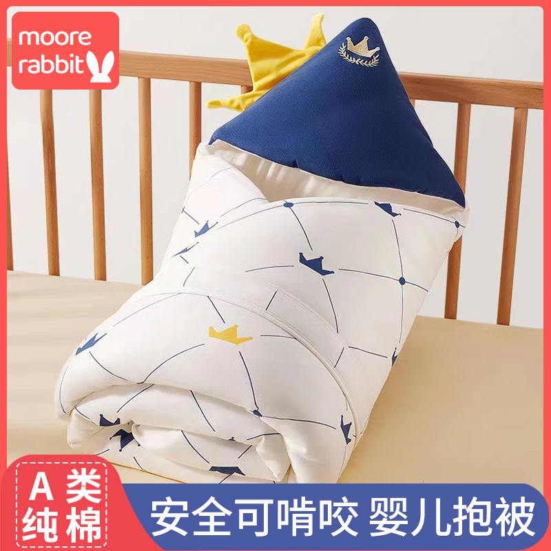 婴儿纯棉抱被初生包被春秋夏季新生用品刚出生小宝宝产房包单薄款