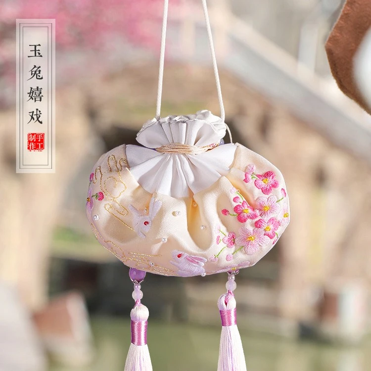 平安符刺绣手工diy材料包荷包自制作香囊苏绣平安福送男友初学者