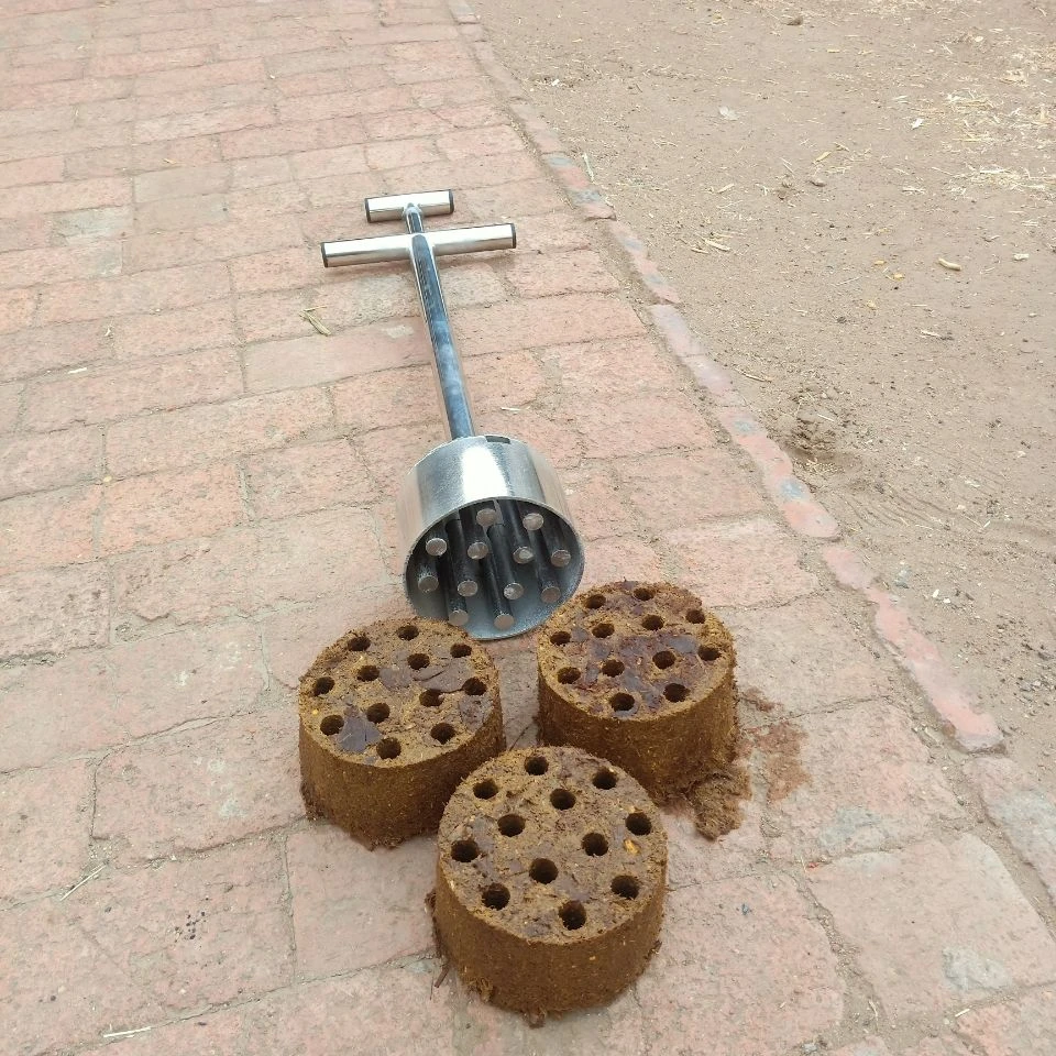 加厚不锈钢牛粪蜂窝煤模具拖块压块模具