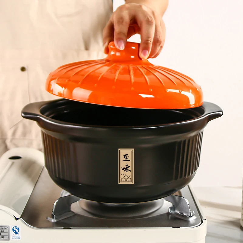 【交个朋友】康舒砂锅耐高温千叶陶瓷砂锅煮粥煲汤炖菜陶瓷煲汤煲炖