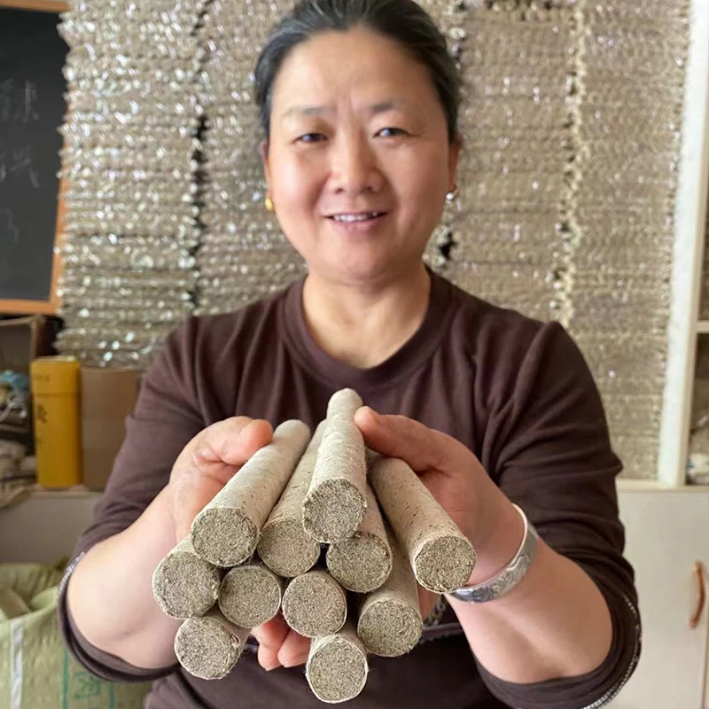 石磨艾条三年陈蕲柱灸棒叶纯艾叶炙家用理疗腰腹部祛宫寒装