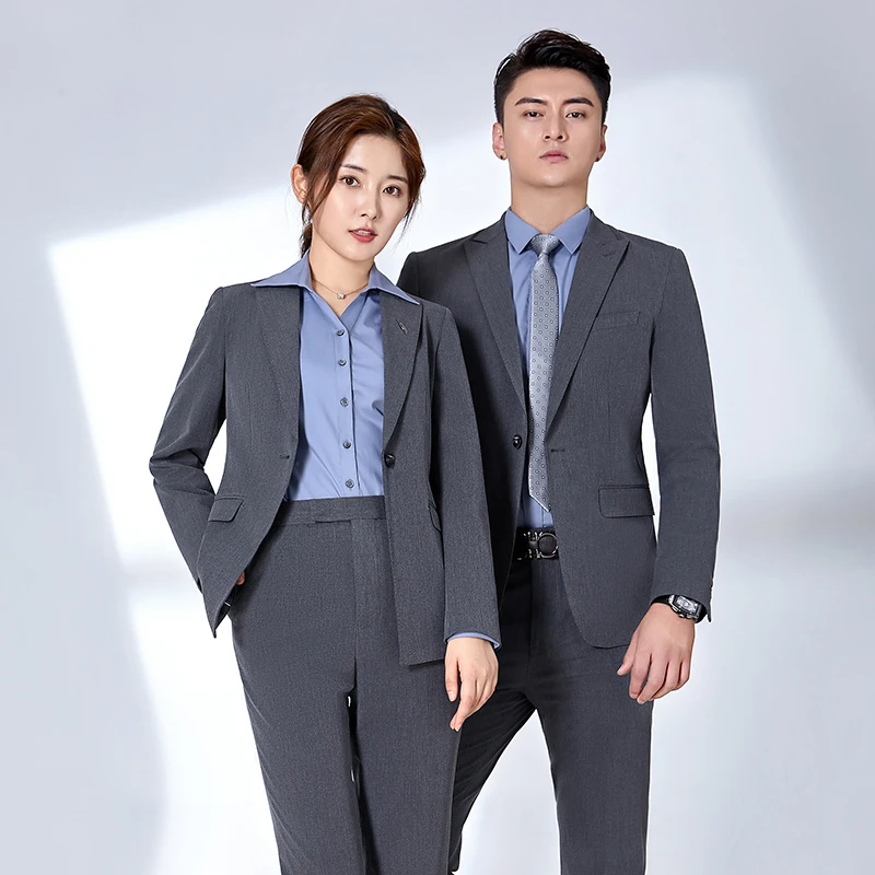 【轻奢原创】商务正装气质修身西服套装男女同款