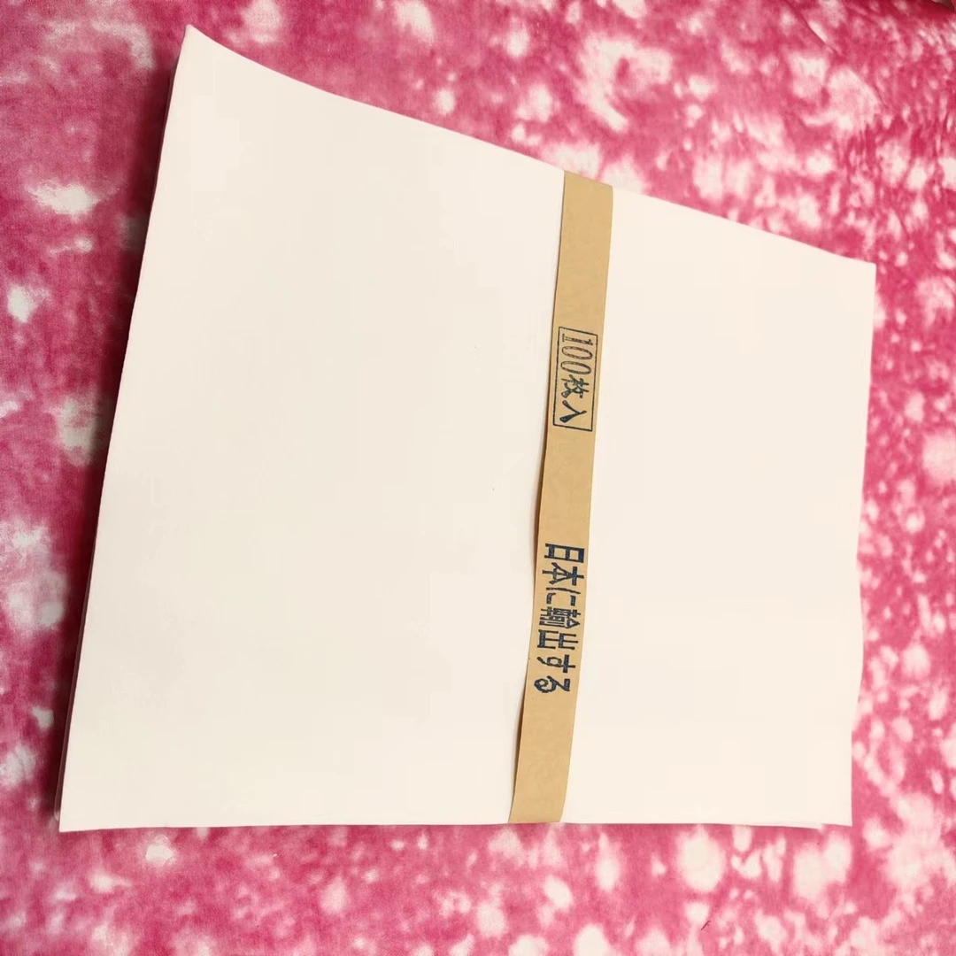 枫许【全雁皮书道半纸】100张尺寸27*33.5厘米全熟小楷工笔画创作