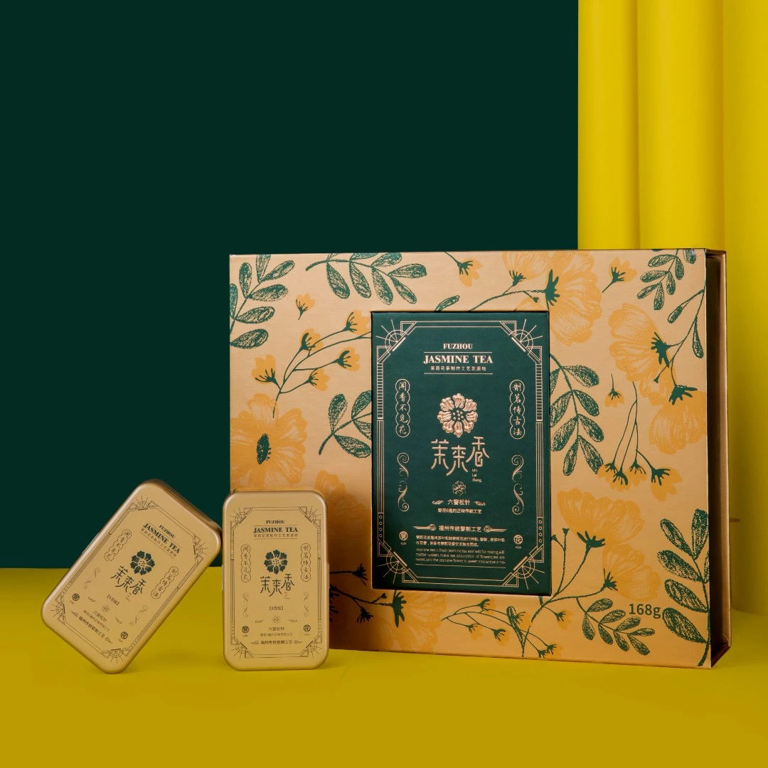 茉来香 福州传统茉莉花茶 六窨松针 手工6次窨制精选净含量168g