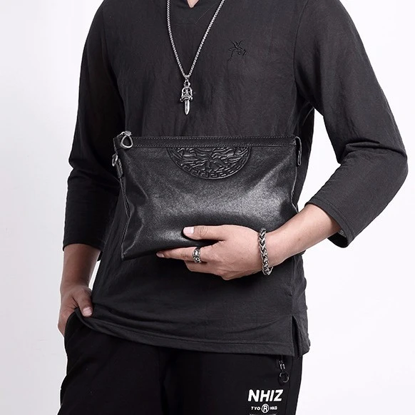 男包新款手包休闲手拿包皮大容量手抓包手提包钱机包信封包夹包