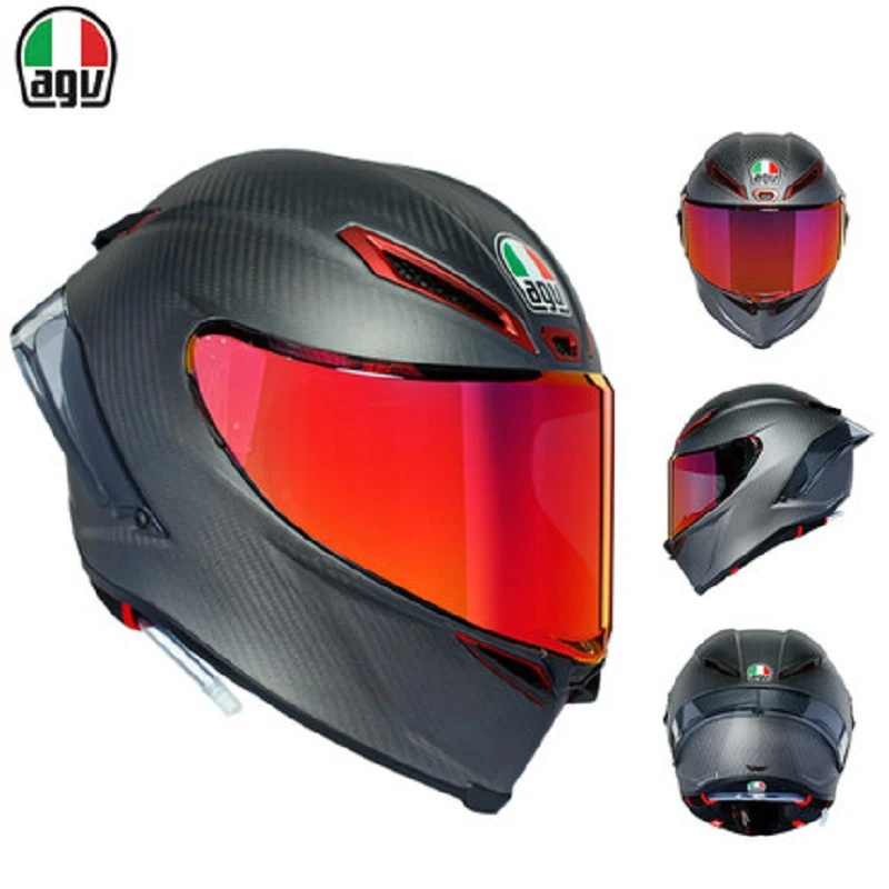 AGV碳纤维头盔摩托车机车跑车全盔四季限量版PISTA GP RR