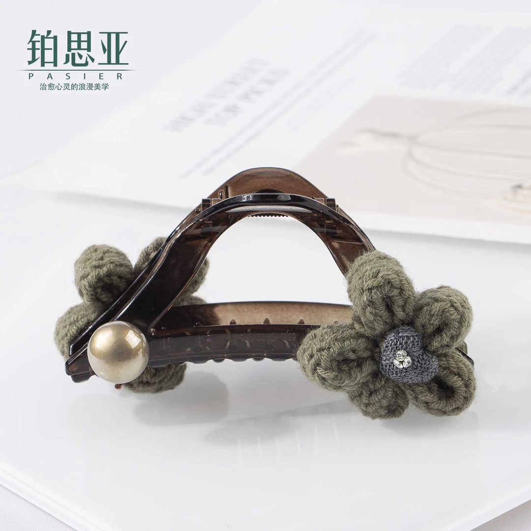 铂思亚【彩虹糖】手工气质网红时尚可爱浪漫成人简约优雅11厘米抓夹