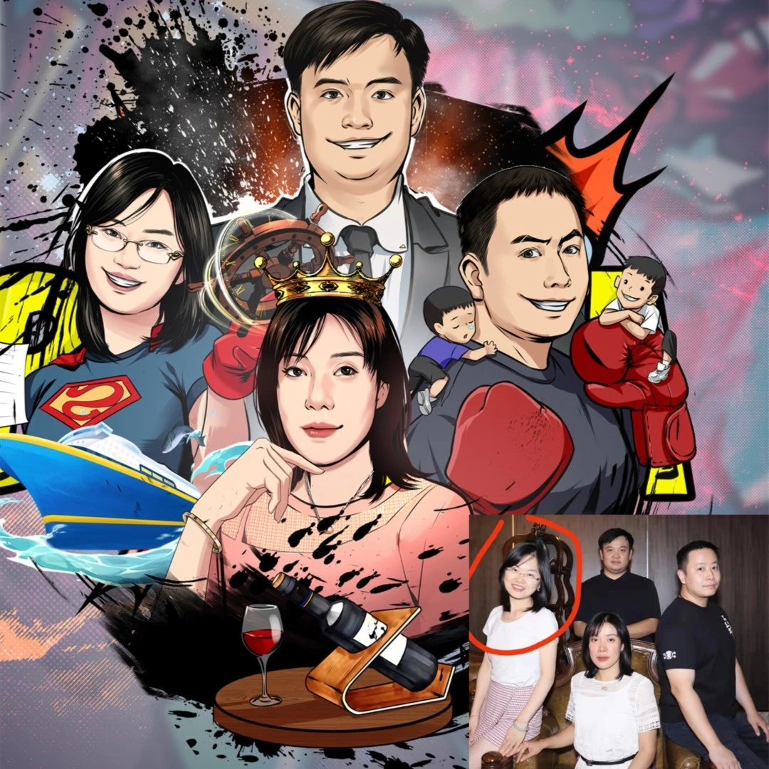 原创手绘个性人物头像设计定制卡通商务头像高端绘画插画Q漫画