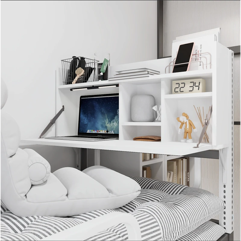 N家宿舍床上桌床上小桌子学习桌书桌电脑桌大学生悬空上铺折叠桌