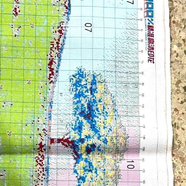 B微瑕疵绣布 可做排线包 新手练手，大格中格，形状大小随机无绣线
