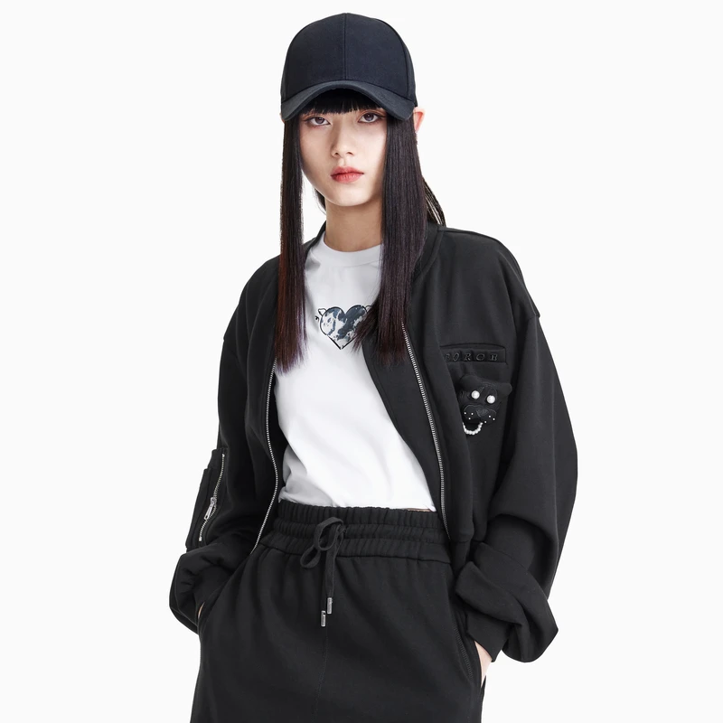 A21女装修身休闲女士气质设计感小众高级感上衣短袖T恤F421231010