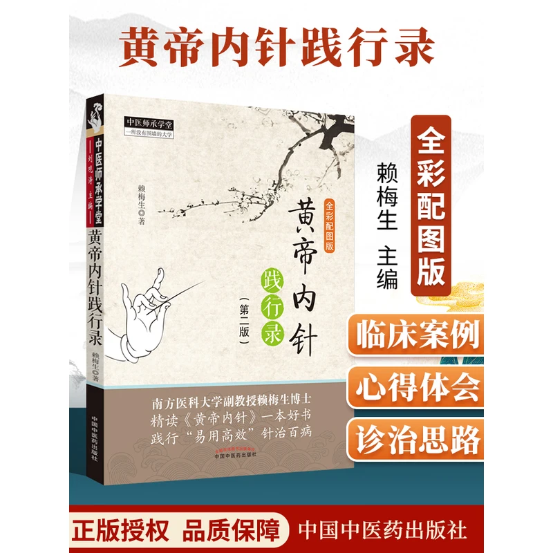 正版 黄帝内针践行录 (全彩配图版)第2版 第二版 赖梅生 中医书籍