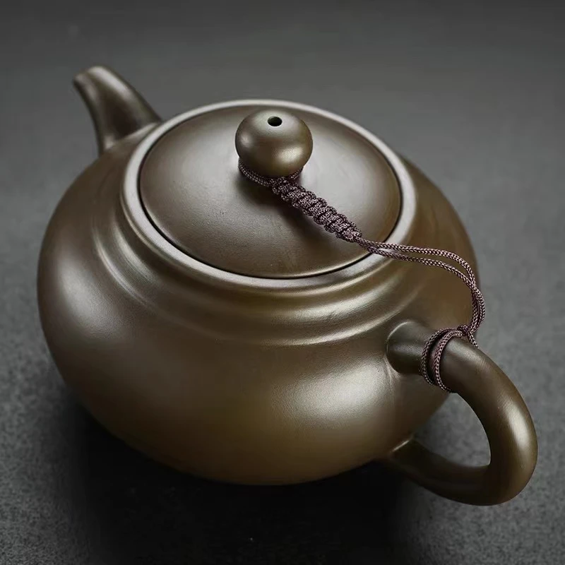 紫砂壶大号仿古壶大容量400ml大宽口泡茶茶具泡茶壶大容量发财壶