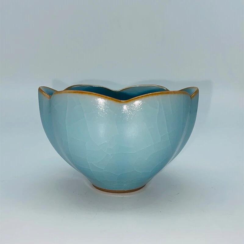 柏采官方新款新粉青茶具上市 开片茶器品杯主人单杯 BR 198BX