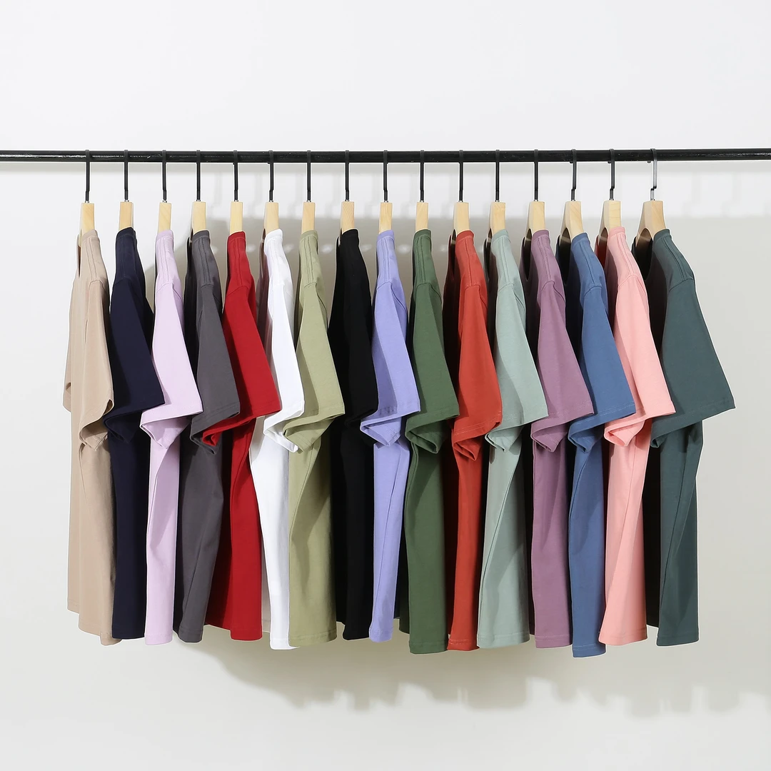 260克重磅重工短袖  直筒正肩版男女通款纯棉体恤衫 短袖T