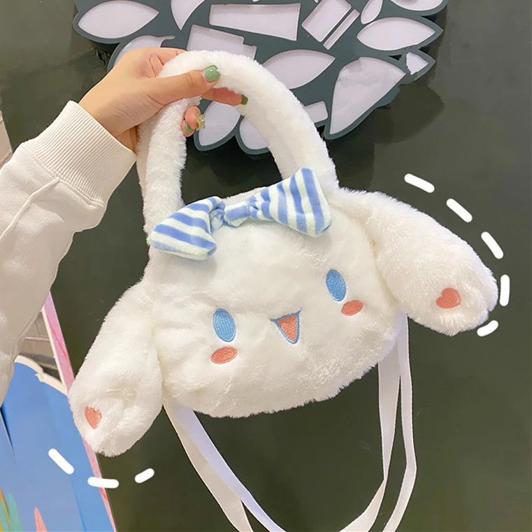 儿童毛绒包包新款清新日系洛丽塔可爱少女手提包斜挎包学生包女孩
