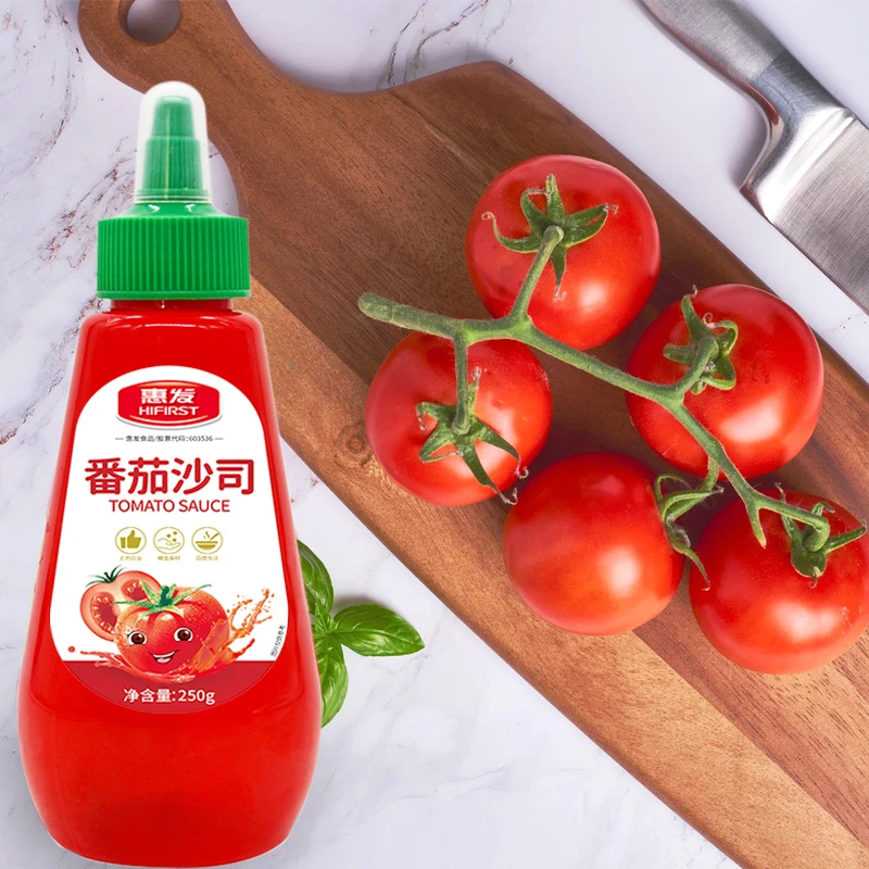 【龙妹专属】惠发番茄酱瓶装薯条酱西红柿酱挤压番茄沙司250g*2瓶