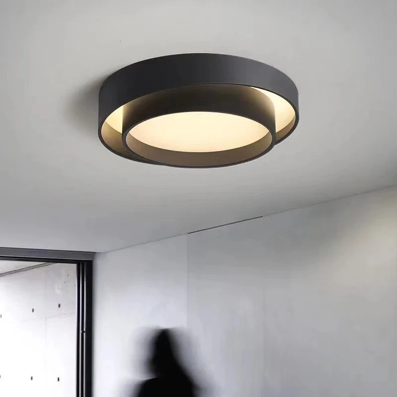 卧室灯吸顶灯简约现代北欧灯具客厅极简创意房间灯网红圆形主卧灯