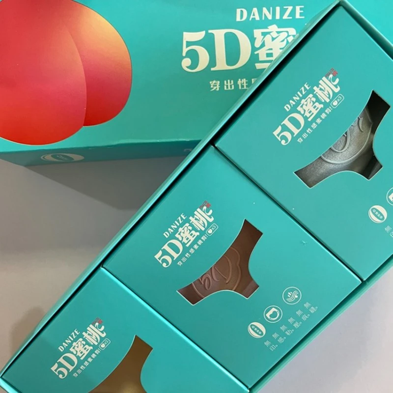 桑蚕丝裸感无痕5D蜜桃臀短裤舒适高弹底裤女精选一盒三条装