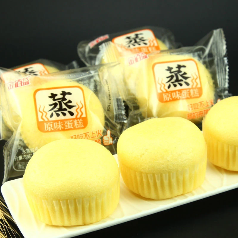 金佰益麸质蒸蛋糕早餐蛋糕代餐充饥蛋糕原味