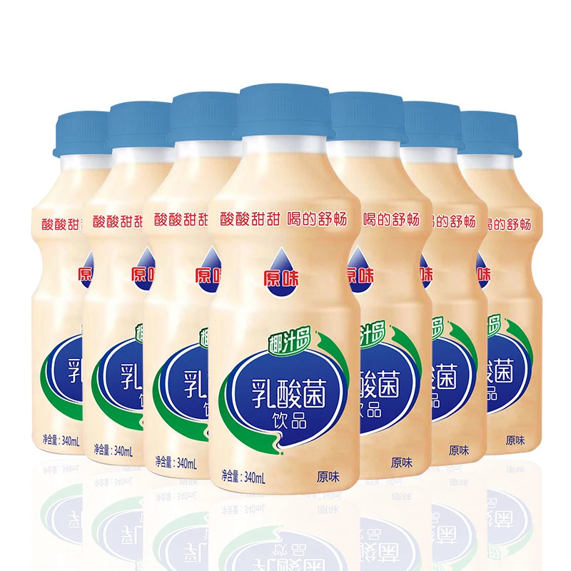 椰汁岛 夏日饮品进口脱脂奶粉乳酸菌饮品340ML临期特价介意勿拍