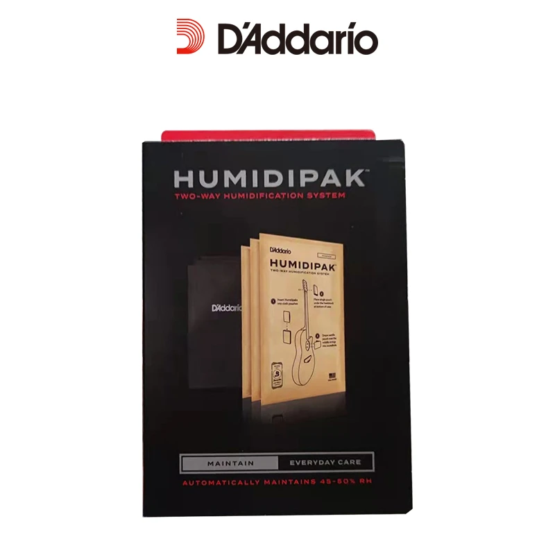 达达里奥吉他乐器恒湿套装自动双向湿度控制Humidipak PW-HPK-01