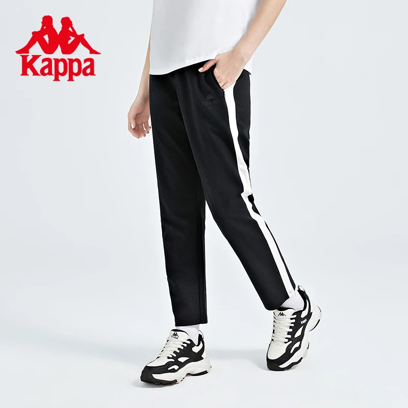 《显瘦直筒》Kappa卡帕2024新款夏男女针织运动裤K0C42CJ04长裤