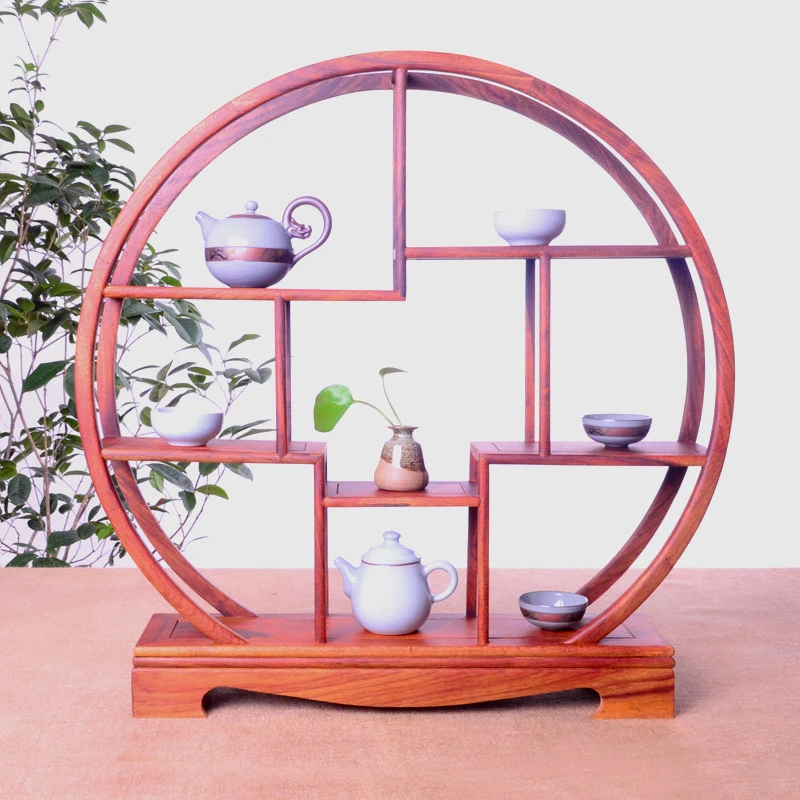 茶壶架实木工艺品古董摆件展示置物紫砂壶摆放收纳茶杯茶具小架子