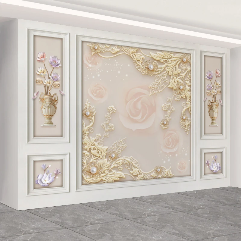 8d客厅电视背景墙壁纸壁画18d现代简约墙纸墙布3d影视墙装饰壁布