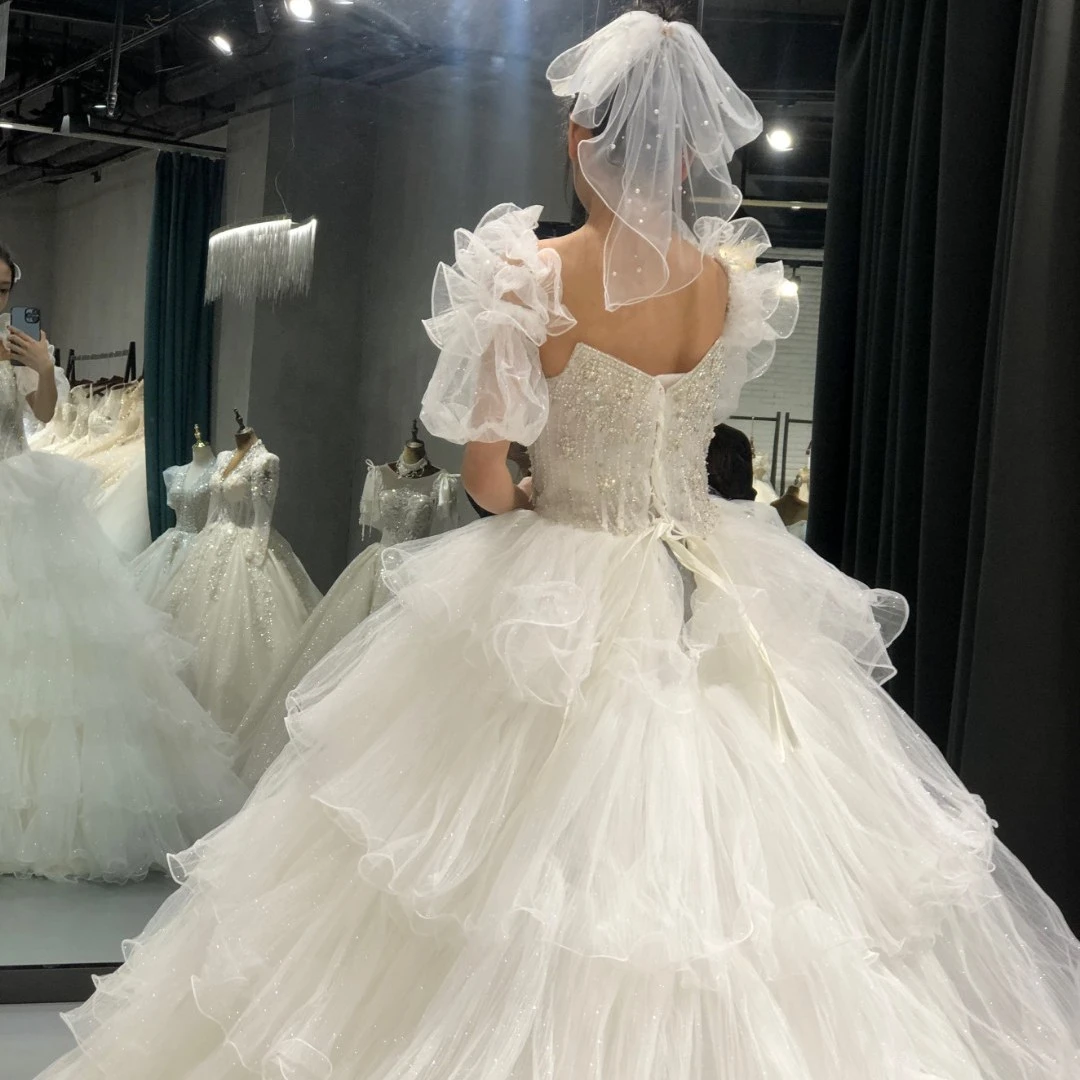 婚庆饰品30850新娘头纱短纱40公分长新娘结婚头纱婚纱影楼发饰