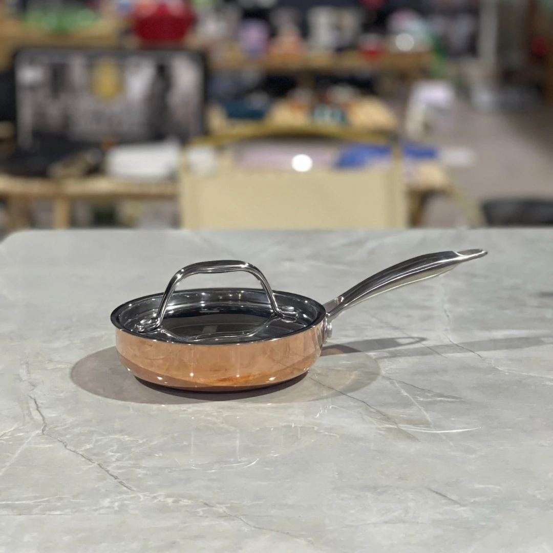 奥地利紫铜小煎盘【复底14cm】