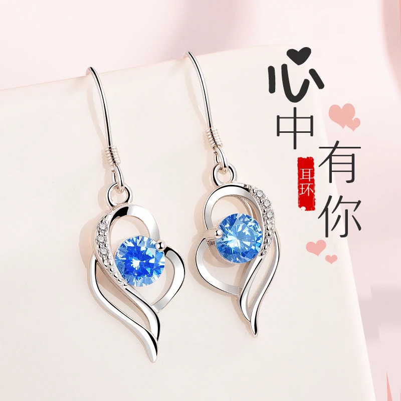 925银耳饰 纯银耳环女款2025爆款女士防过敏生日礼物送女友送女生