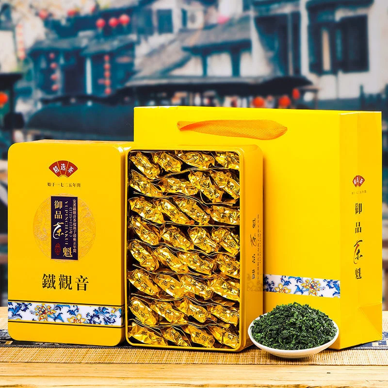 参赛铁观音 新茶正宗安溪铁观音 高山兰花香浓香型茶叶礼盒装500g