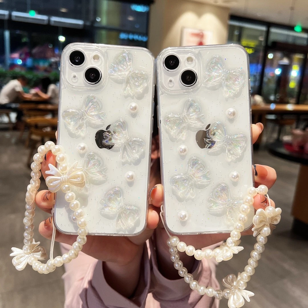 苹果13/12系列时尚手机壳11/12/13promax手链款防摔手机壳