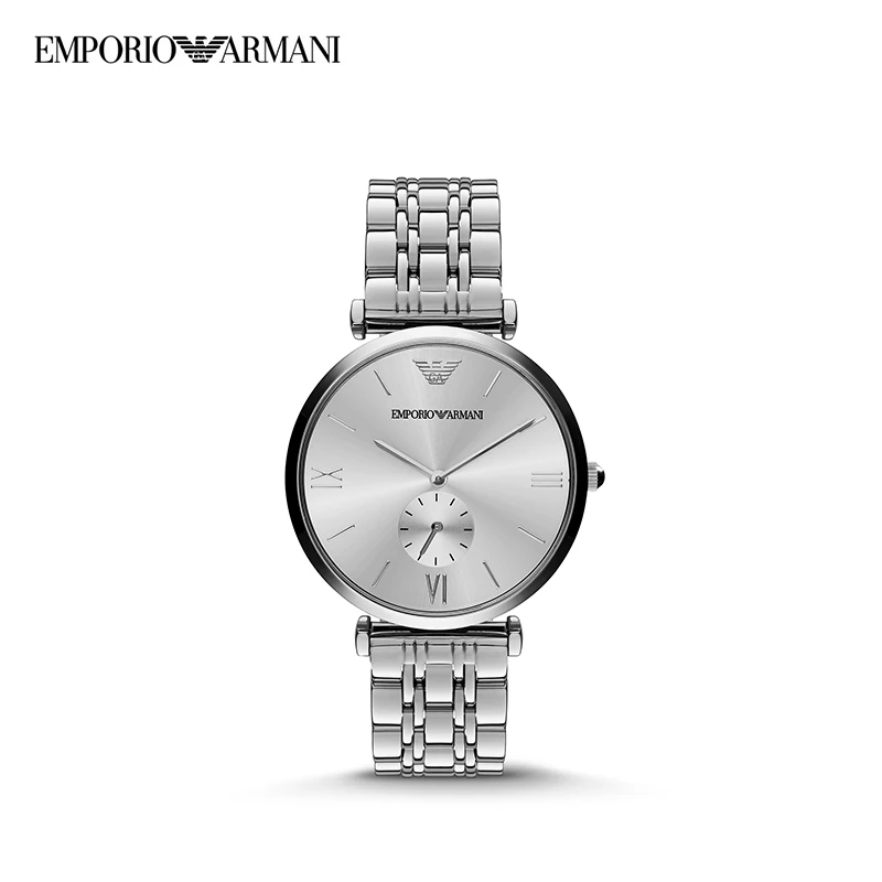 EMPORIO ARMANI阿玛尼手表男士设计冷淡风石英男表AR1819DB